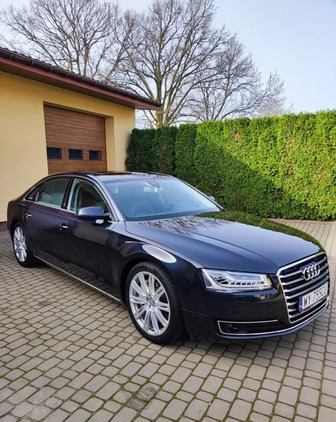 Audi A8 cena 103900 przebieg: 106600, rok produkcji 2014 z Warszawa małe 56